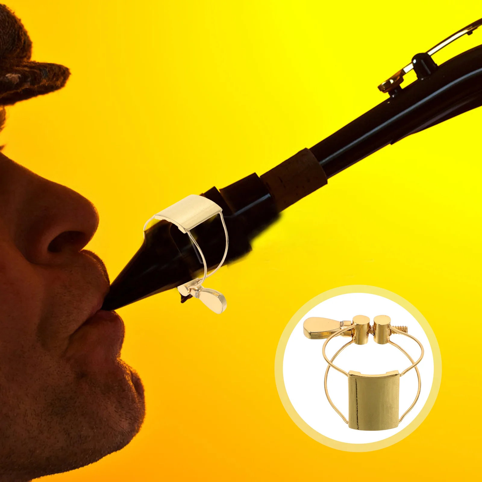 

Complete Sax Accessory Pack Non Slip Neck Strap Moisture Absorbing Swab Padded Case for Daily Practice Performance