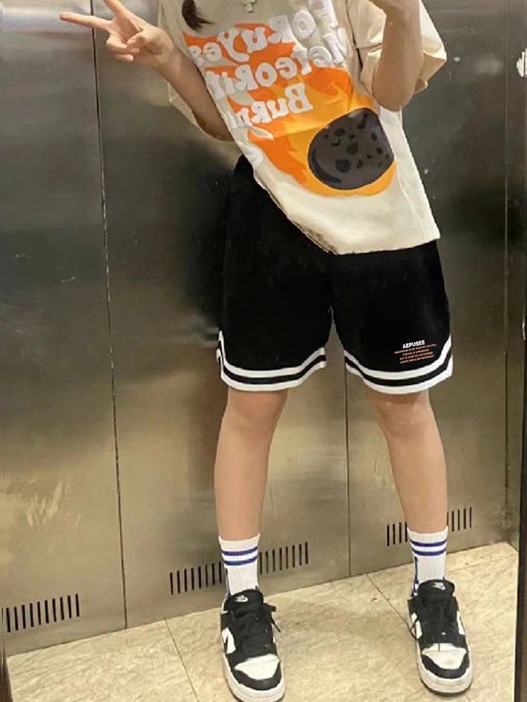 

Повседневные брюки из ледяного шелка Qui Dry Baskeall с высокой талией, тонкие орты, женская элитная летняя спортивная одежда в европейском стиле