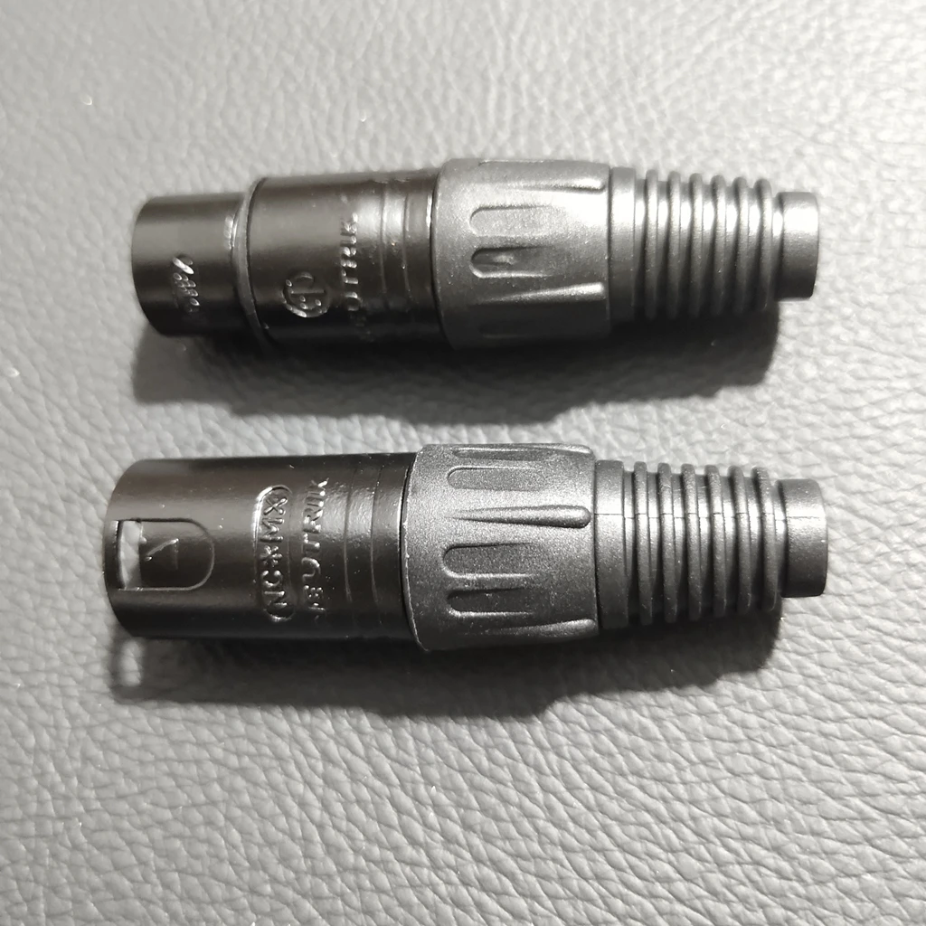 Wholesale Swiss original NEUTRIK 3 pin XLR audio connector Male and female Microphone repair and upgrade Balanced cable plug