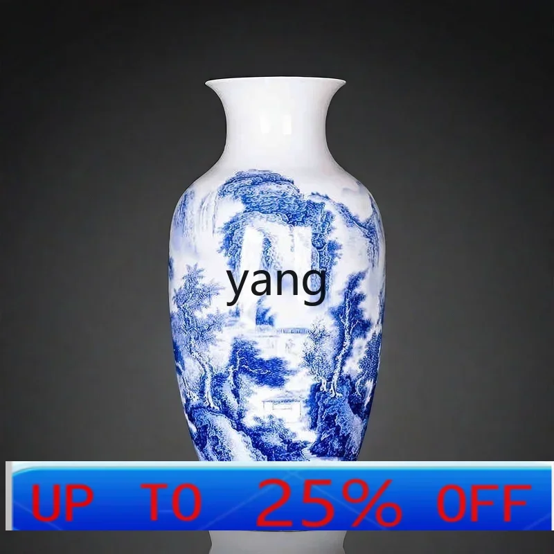 

LTT ceramic vase antique pastel landscape living room flower arrangement bogu frame decorative crafts