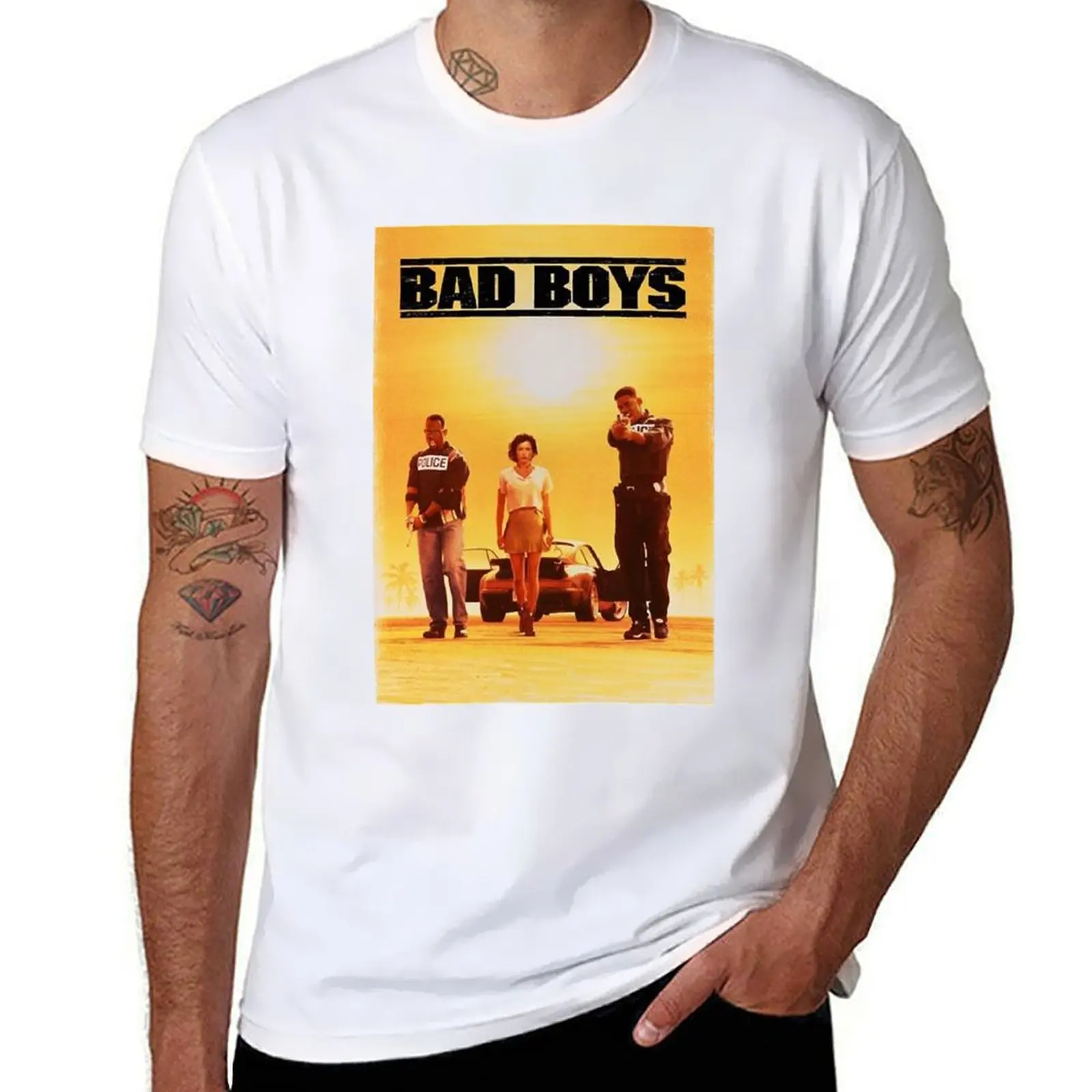 

Lover Gift man for Cool t-shirt black T-Shirt package plain shirt personalised cotton Movie Gifts Boys Bad t