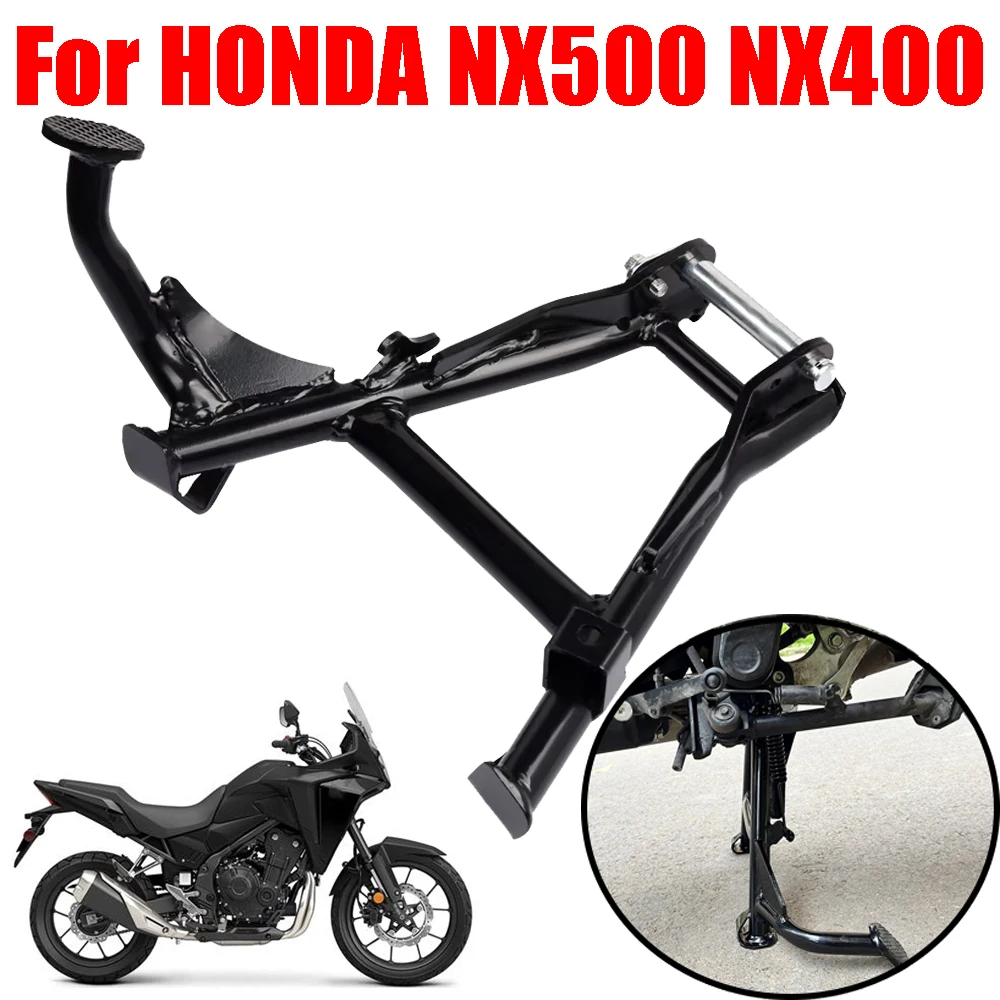 

Для HONDA NX500 NX 500 NX400 NX 400 2024, средняя подставка для мотоцикла, центральная парковочная подставка, поддержка держателя костыля, кронштейн