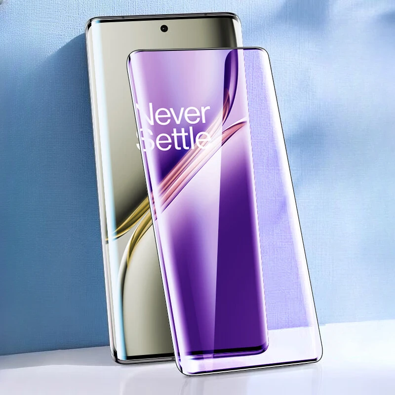 واقي شاشة من الزجاج المقسى المنحني ثلاثي الأبعاد لهاتف OnePlus Ace 3 Pro لهاتف ONEPLUS 1+ Ace3Pro طبقة أمامية واقية شفافة مضادة للأزرق