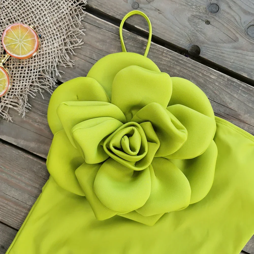 2023 neue Mode Ein Stück Badeanzug Rock Eine Schulter Badeanzug Drucken 3D Floral Bademode Frauen Abnehmen Badeanzug Strand Tragen