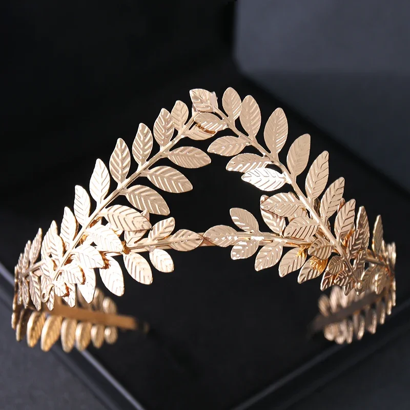 Gold Color Rhinestone Bridal Tiaras And Crowns Crystal Prom Diadem Headband Bridal Wedding Hair Accessories Jewelry Crown Tiara image 2