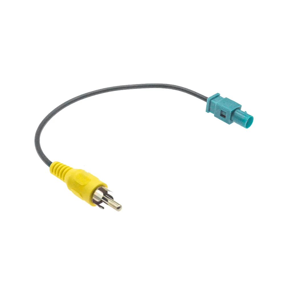 Toepasbaar Voor Mercedes-Benz Land Rover Porsche Ford View Camera Adapter Kabel Mannelijke Fakra Naar Rca Connector Omkering Lijn