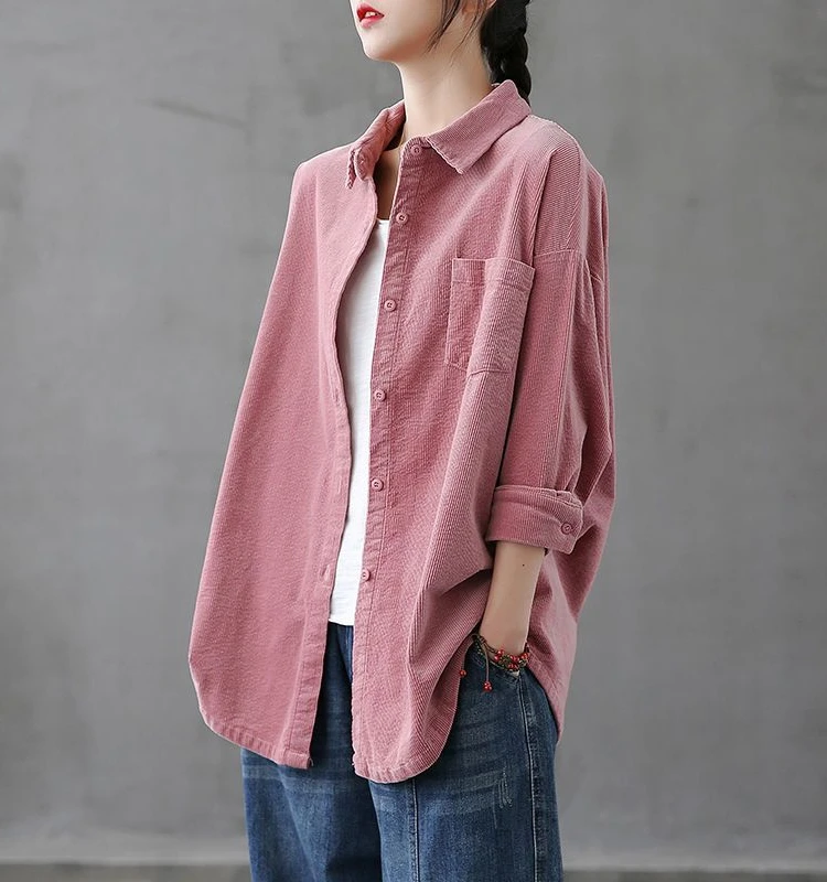 

Осень-зима, вельветовый длинный све, женский универсальный художественный утягивающий открытый кардиган, верхняя одежда, весна 2023.