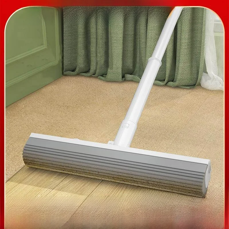 

Large Size Sponge Mop Bucket Quick Soft Absorbent Foam Replacement Head Lazy Mopping Cloth Household Cleaning Tool Durable