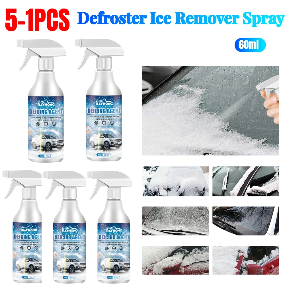 

Car Window Glass Deicing Defroster Ice Remover Spray Winter Car Window Ice Snow Melting Agent For Mirror Windshield Window