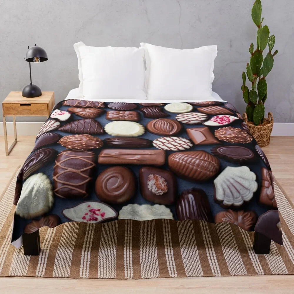 

Chocolate Throw Blanket Giant Sofa Stuffeds Thin Blankets