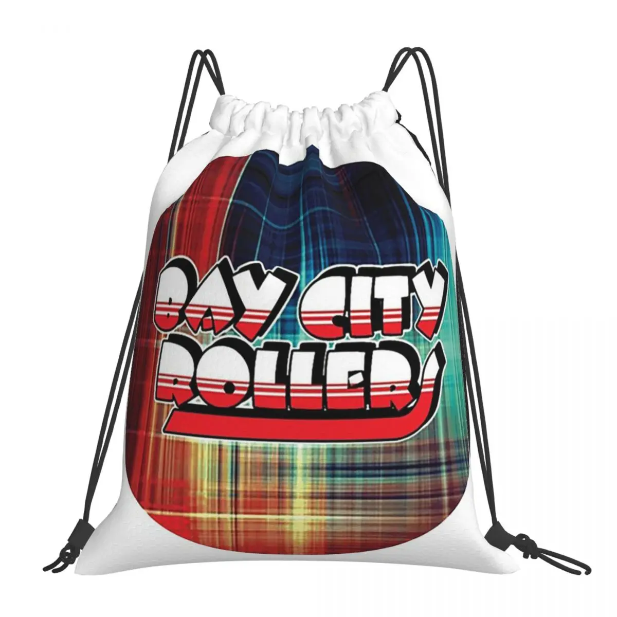 Bay City Rollers Backpacks Portable Drawstring Bags Drawstring Bundle Pocket Sports Bag Book Bags For Man Woman Students