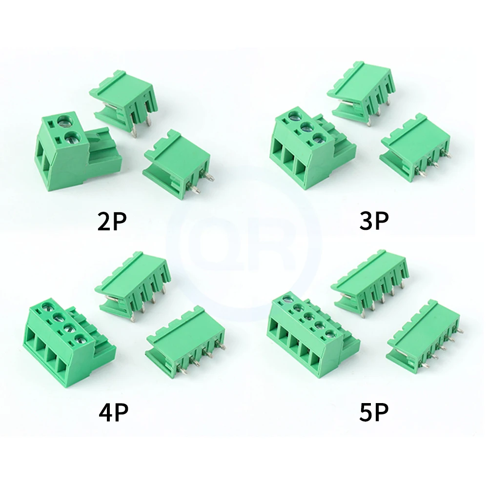 10 Sets 5.08mm Pitch KF 2EDGK 2EDGV 2EDGR 15EDGK 15EDGV 15EDGR Screw PCB Terminal Block Connector