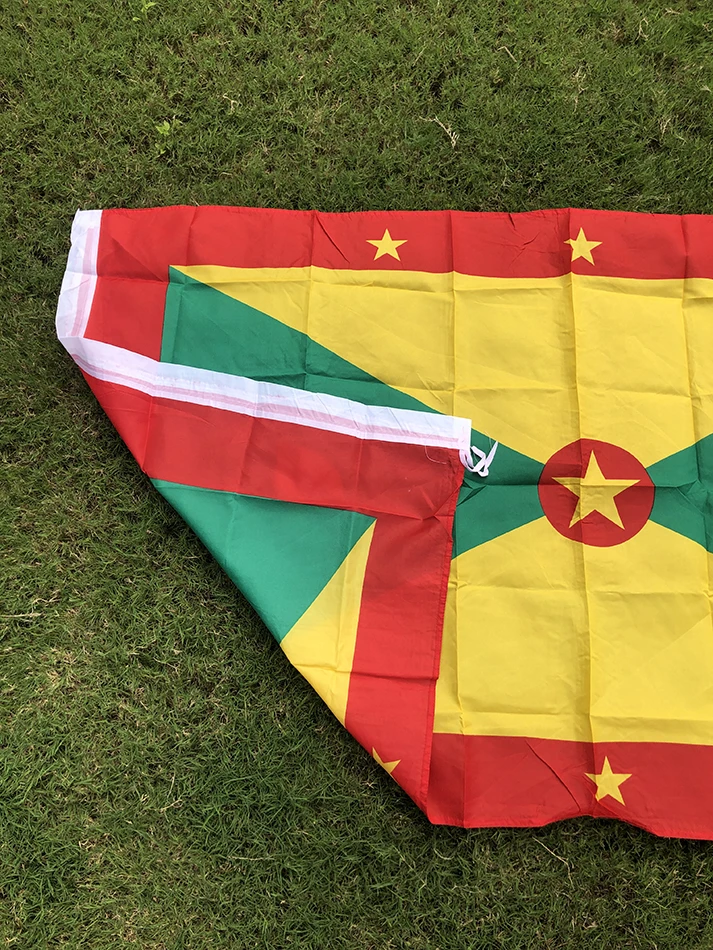 SKY FLAG  Granada flag 90x150cm 3x5 Feet Polyester hanging Grenada flag Indoor Outdoor home decoration  Flag