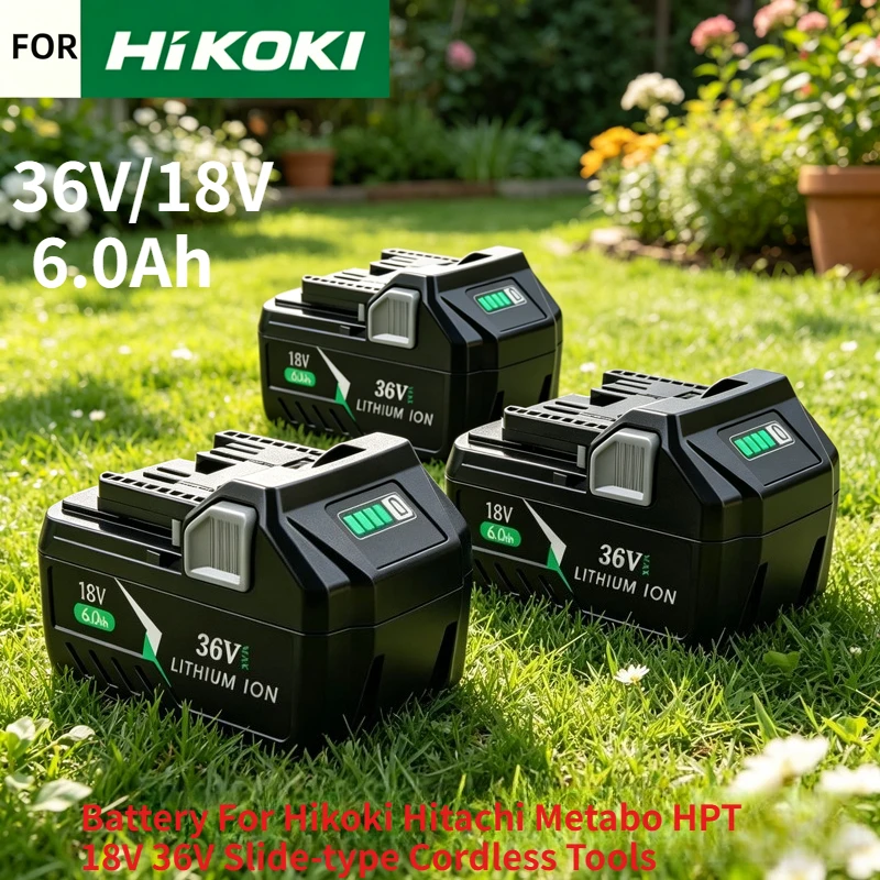 

Оригинальный аккумулятор Hitachi HiKOKI 18V 36V MultiVolt, BSL36B18 6.0Ah, надежная замена для всех беспроводных инструментов.