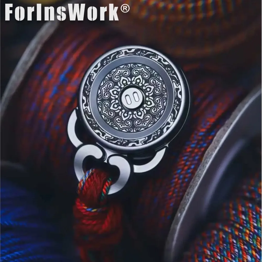 YEDC PANYUN 3.0 التيتانيوم اللمس عملة اسئلة تململ لعبة ترقية الإجهاد الإغاثة EDC الفولاذ المقاوم للصدأ AnxietyToys مكتب اليد سبينر