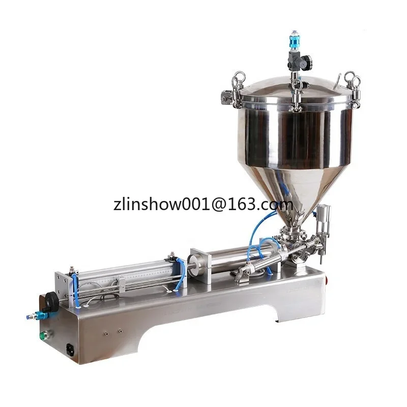 Pneumatic Thick Paste Quantitative Filling Machine for Honey Cosmetic sticky glue