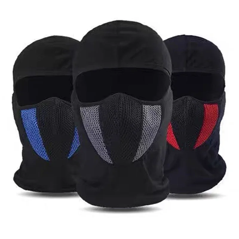 

Breathable Balaclava Motorcycle Full Face Mask Motorbike Cycling Bike Mask Motocross Helmet Hood Moto Riding Neck Face Mask