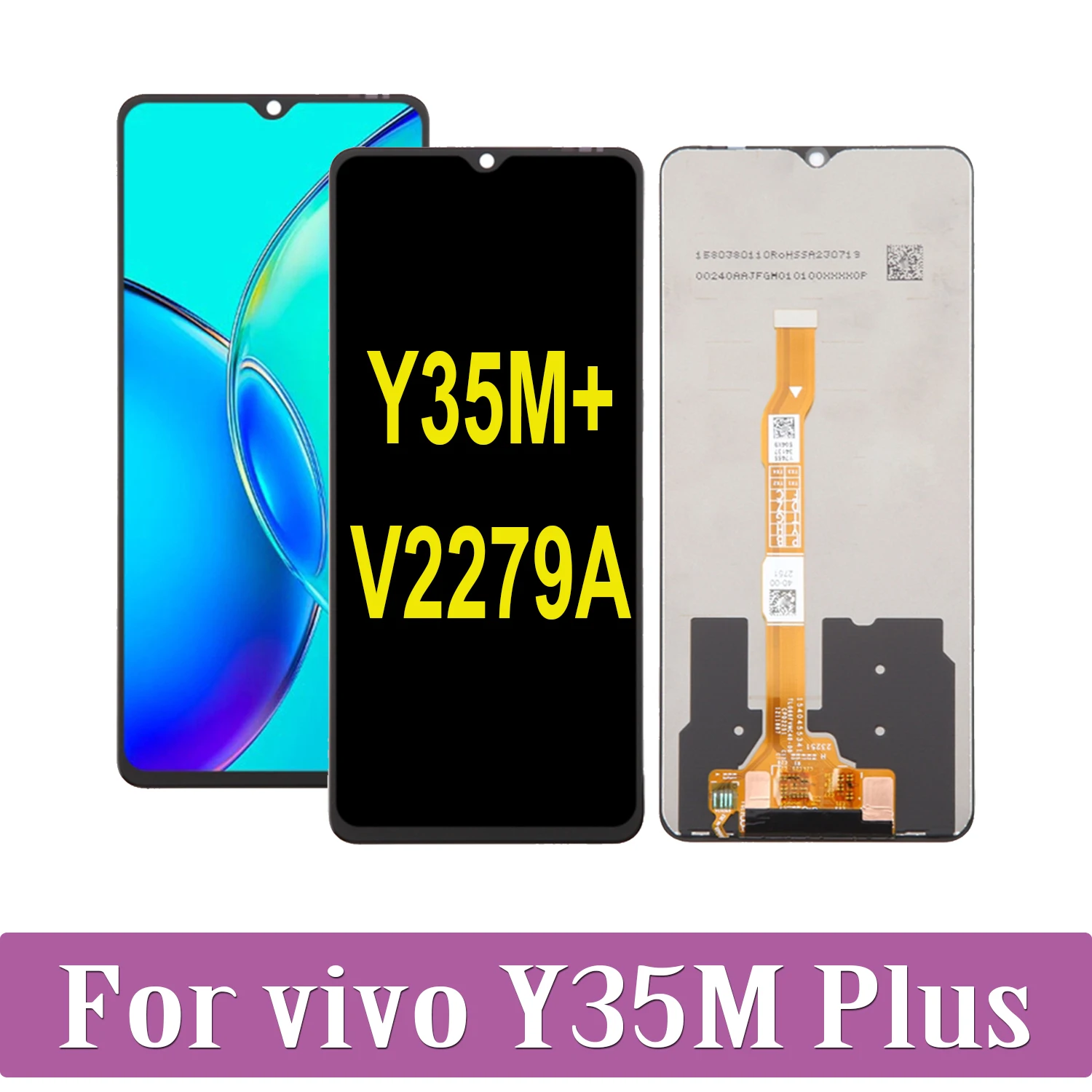 

Original For Vivo Y35M Plus V2279A LCD Display Touch Screen Digitizer Assembly For Vivo Y53M+ LCD Replacement