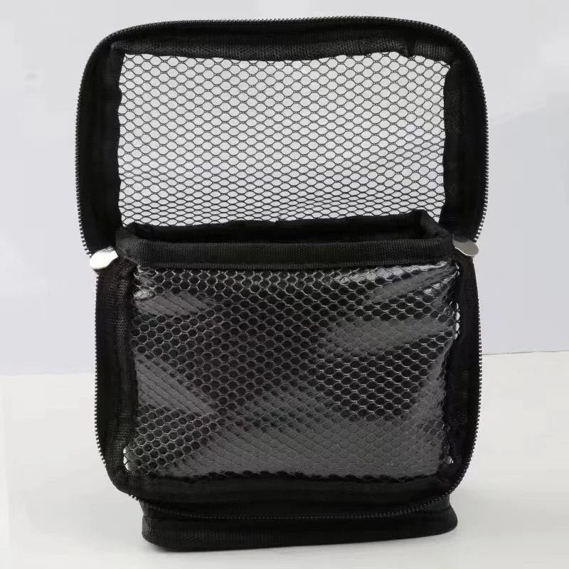 Maquiagem Escovas Saco De Armazenamento Para Mulheres, Sobrancelha Lápis Organizador, Toiletry Bag, Stand Cosmetic Bag, Net Zipper, Maquiagem Ferramentas Armazenamento Pouch