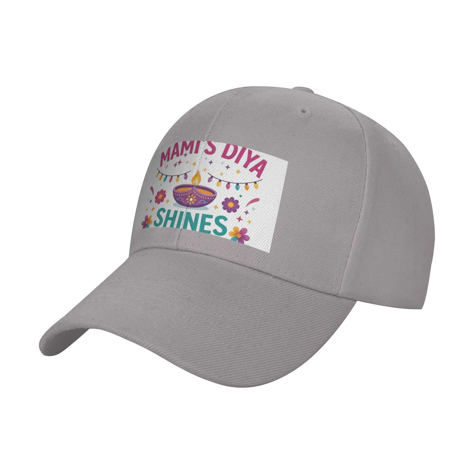 Happy Diwali Mami Family Celebration Gift Trendy Baseball Cap Carnival Easy Clean Sports Cap