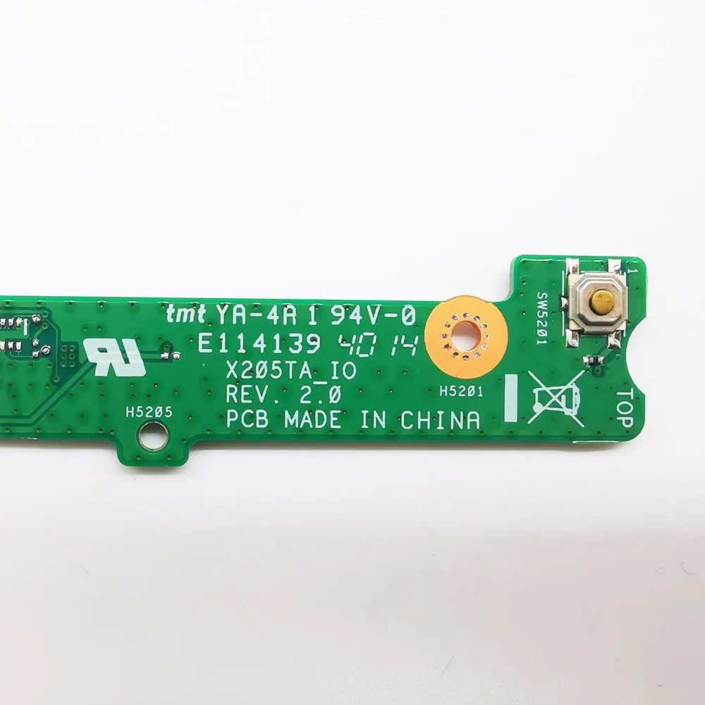 USB Jack board For ASUS X205T X205TA Laptop Power Button Board switch Repairing Accessories