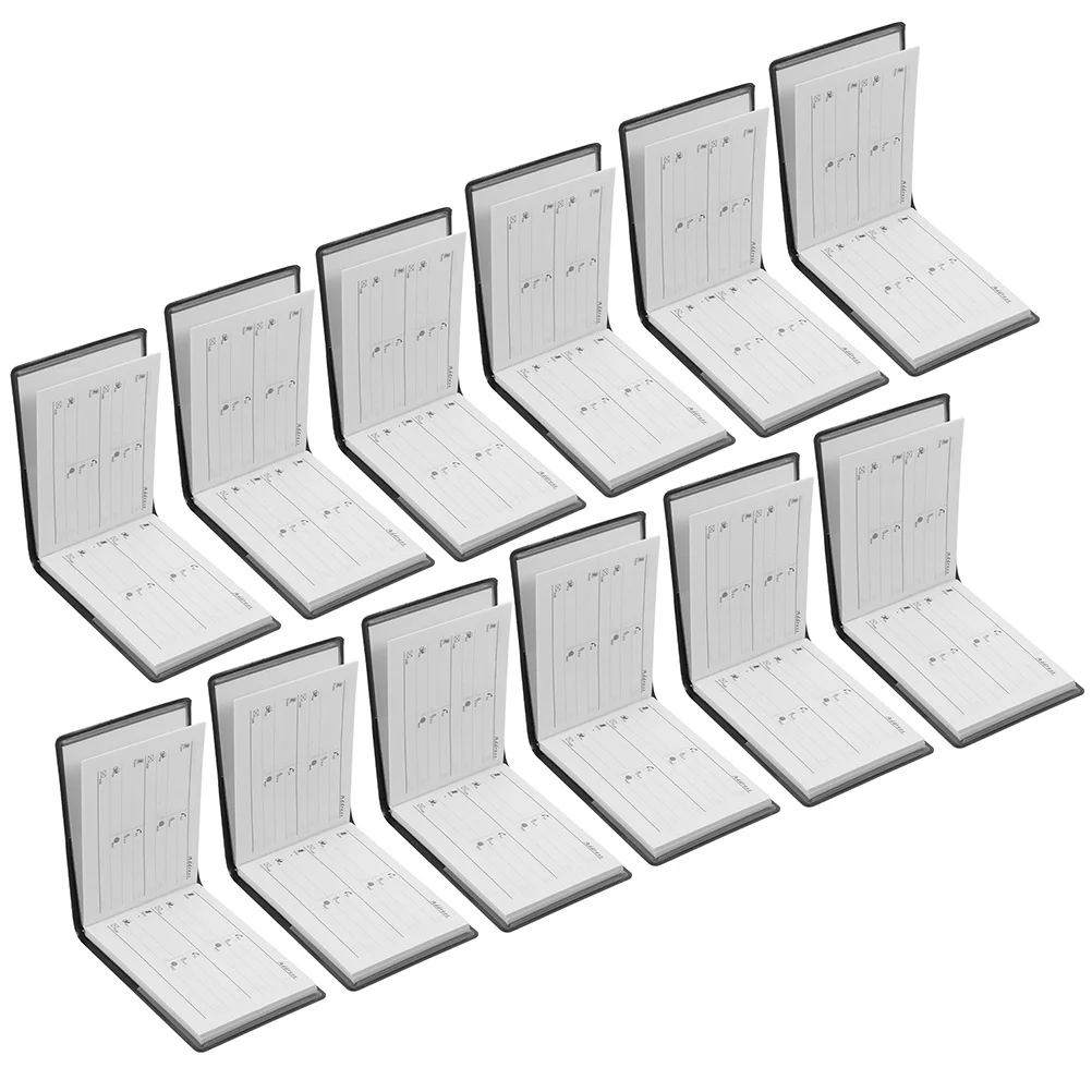 12 Pcs Password Book Mini Phone Travel The Notebook Office Telephone Number Paper Tiny