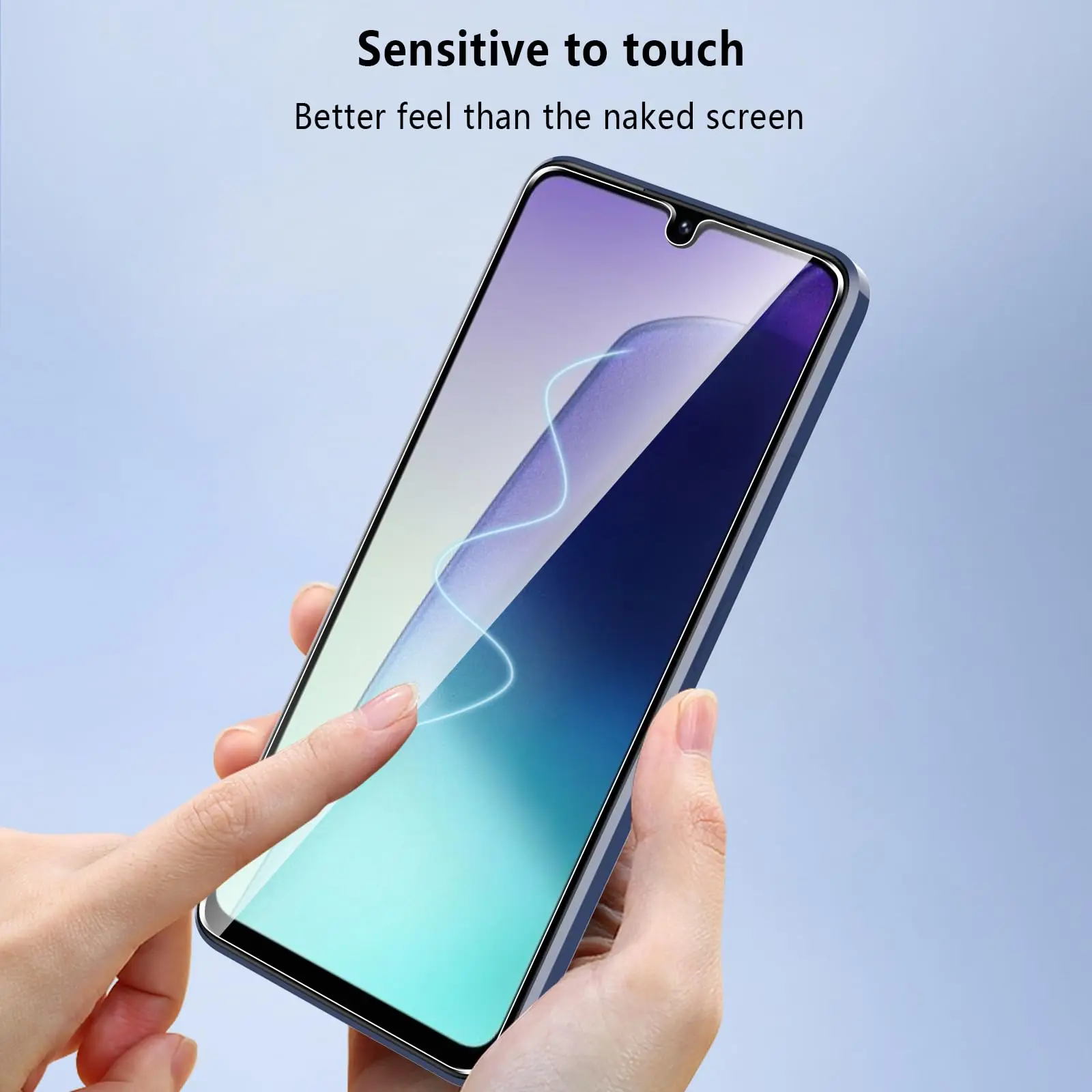 Redmi 14C 용 화면 보호기 6.88 인치 강화 유리 크리스탈 HD 9H 투명 안티 ... - 3