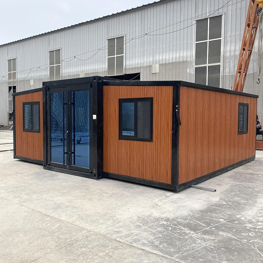 Fully Equipped Mostly Furnished 20F 40F Folding Expanding Granny Flat Sea Containerized Houses