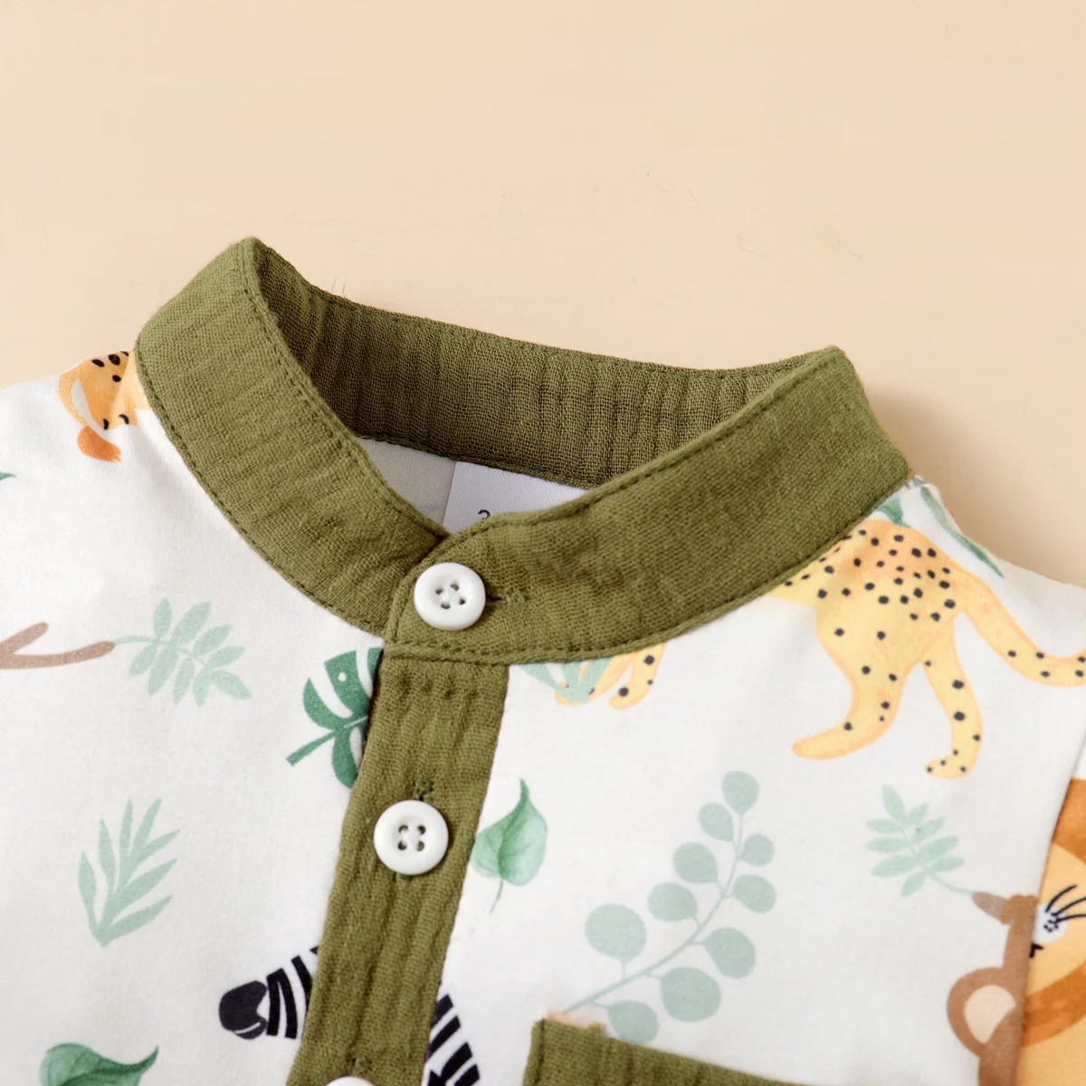 2PCS Infants Baby Boys Summer Fashion Clothes 3-24M Toddler Baby Boys Cute Cute Animal Printed Gentleman\'s suit