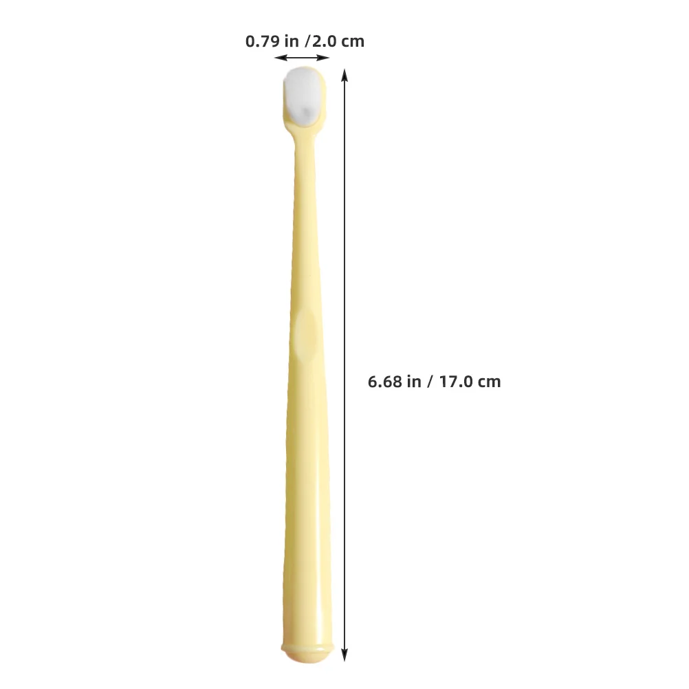 

6Pcs Toothbrush Soft Bristle Ergonomic Handle Portable Toothbrushes for Travel Camping Dental Care