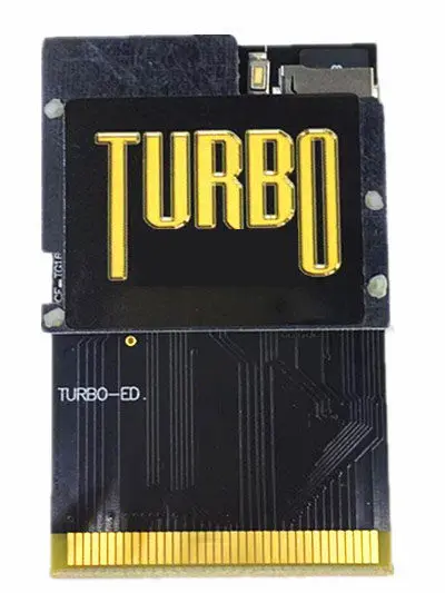 Tarjeta de Memoria PCE Royi Store Edición Mejorada Negro Dorado Compatible con Turbo GrafX y GT Handheld TURBO EVERDRIVE