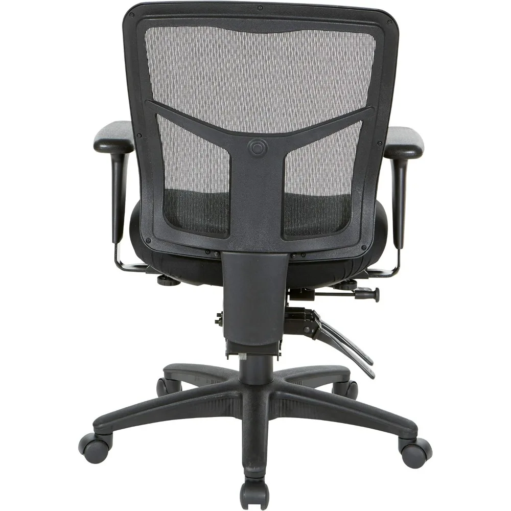 ProGrid-respirável Mesh Manager's Office Chair, altura ajustável, Multi-Function, Tilt Control e Assento Slider,Mid Voltar