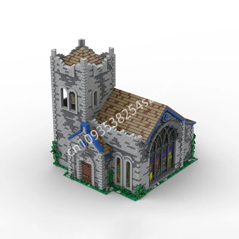 

7480 шт. MOC возрастные империи монастырь западная игровая модель строительные блоки строительные DIY игрушки кирпич детские рождественские подарки на день рождения