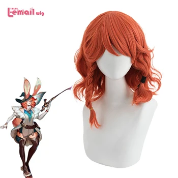 L-email wig Kunsthaar Spiel LOL Aurora Cosplay Perücke Champion Die Hexe zwischen den Welten Aurora Battle Bunny Hitzebeständiges Haar