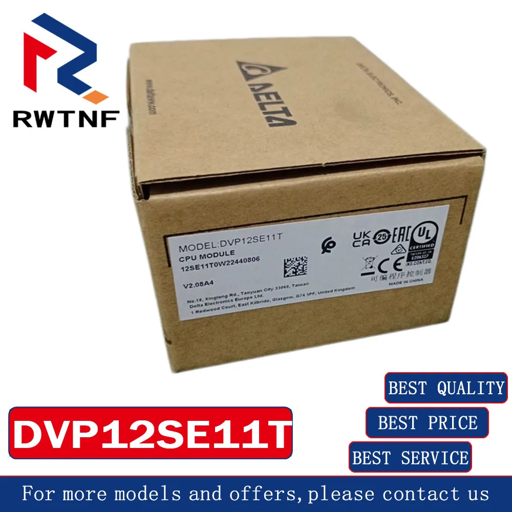 Brand New Genuine DVP12SE11T Delta PLC Programmable Logic Controller,100% original warehouse stock