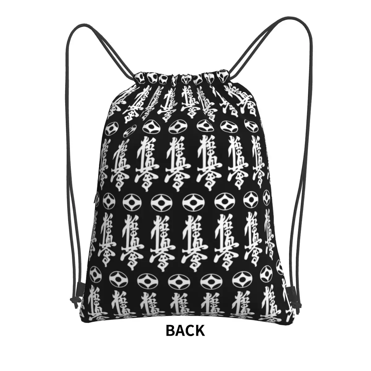 Kyokushin Kaikan Karate Symbol Kyokushinkai Dojo Backpacks Multi-function Drawstring Bags Shoes Bag Book Bags Man Woman School
