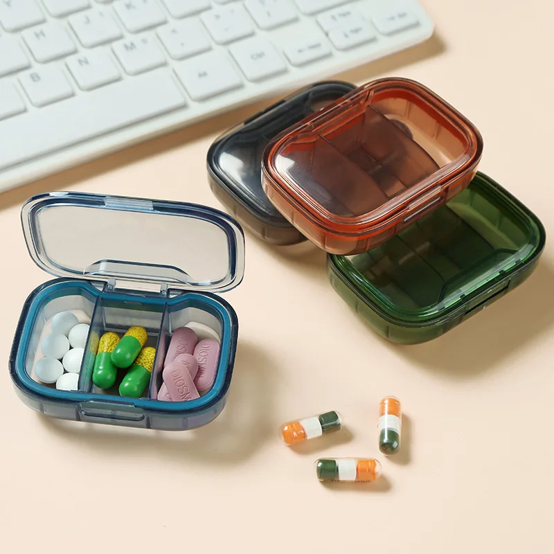 Venta Mini caja de pastillas de medicina, caja de almacenamiento de medicamentos, dispensador de pastillas, organizador de pastillas, pastillero portátil