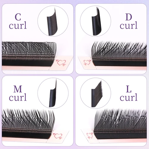 Imagen 2 del producto YY 3D 4D 5D trébol 3D Hada forma de W pestañas postizas L/M/C/D ventilador de volumen prefabricado tejido a mano extensiones de pestañas con punta 3D suministros de maquillaje