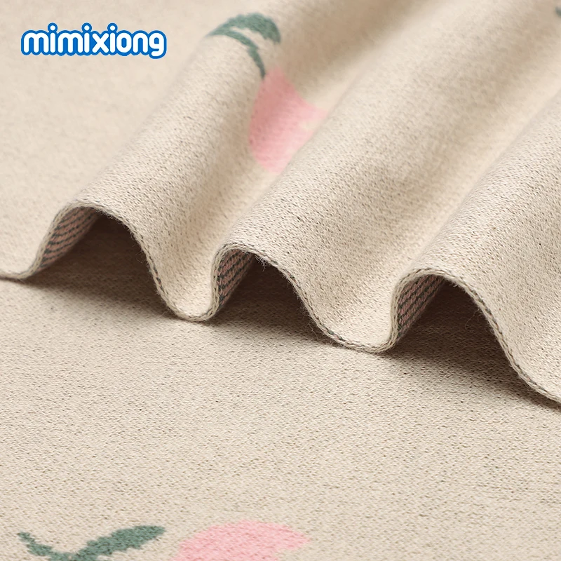 Baby Blankets Newborn Cotton Swaddle Wrap 100*80cm Floral Knitted Infant Boys Girls Crib Cellular Toddler Kids Receiving Quilts