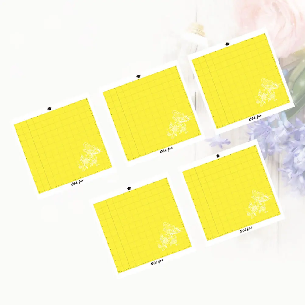 5 قطعة حصيرة القطع ذاتية الشفاء عدم الانزلاق الحرفية حصيرة ل نحت ألواح الخياطة اللحف Diy بها بنفسك مشاريع منصات صنع الأصفر #6