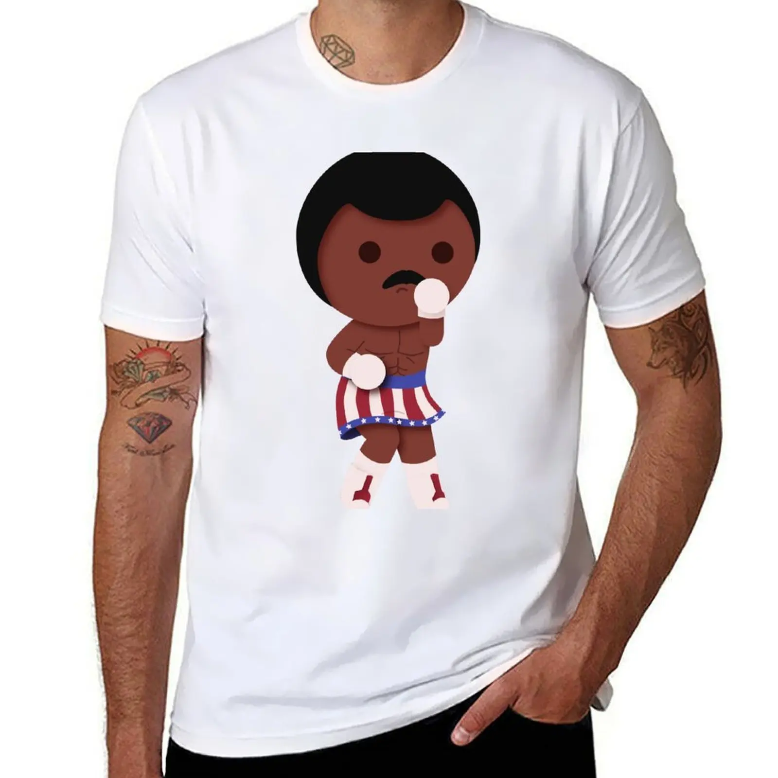 

Apollo Creed T-Shirt cotton t shirts man 100% t shirt man casual T-Shirt