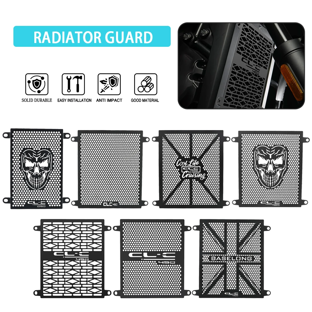 

For CFMOTO CF MOTO CLC 450 clc450 450CLC Bobbe CL-C450 2023 2024 Motorcycle Radiator Grille Guard Cover Protector Accessories