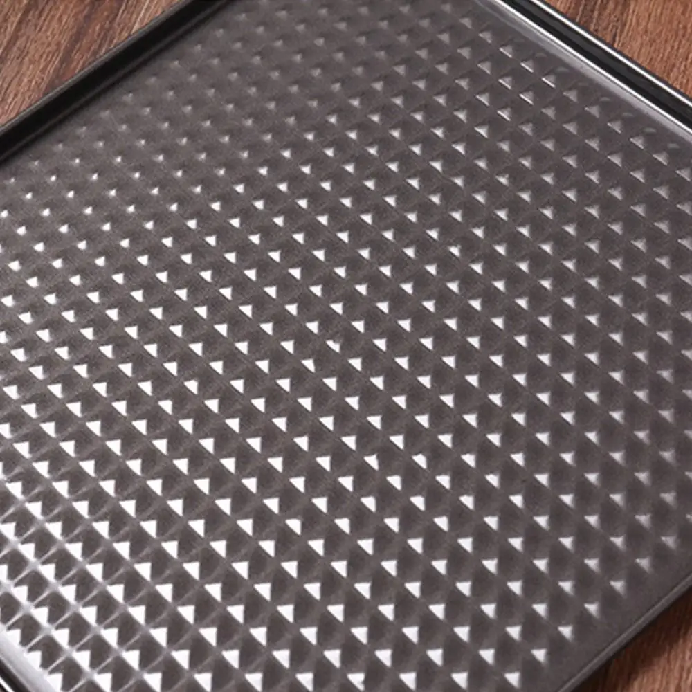 

1Pcs Carbon Steel Baking Mould Non-Stick Square Cake Baking Pan with Removable Bottom Leakproof Cake Mould