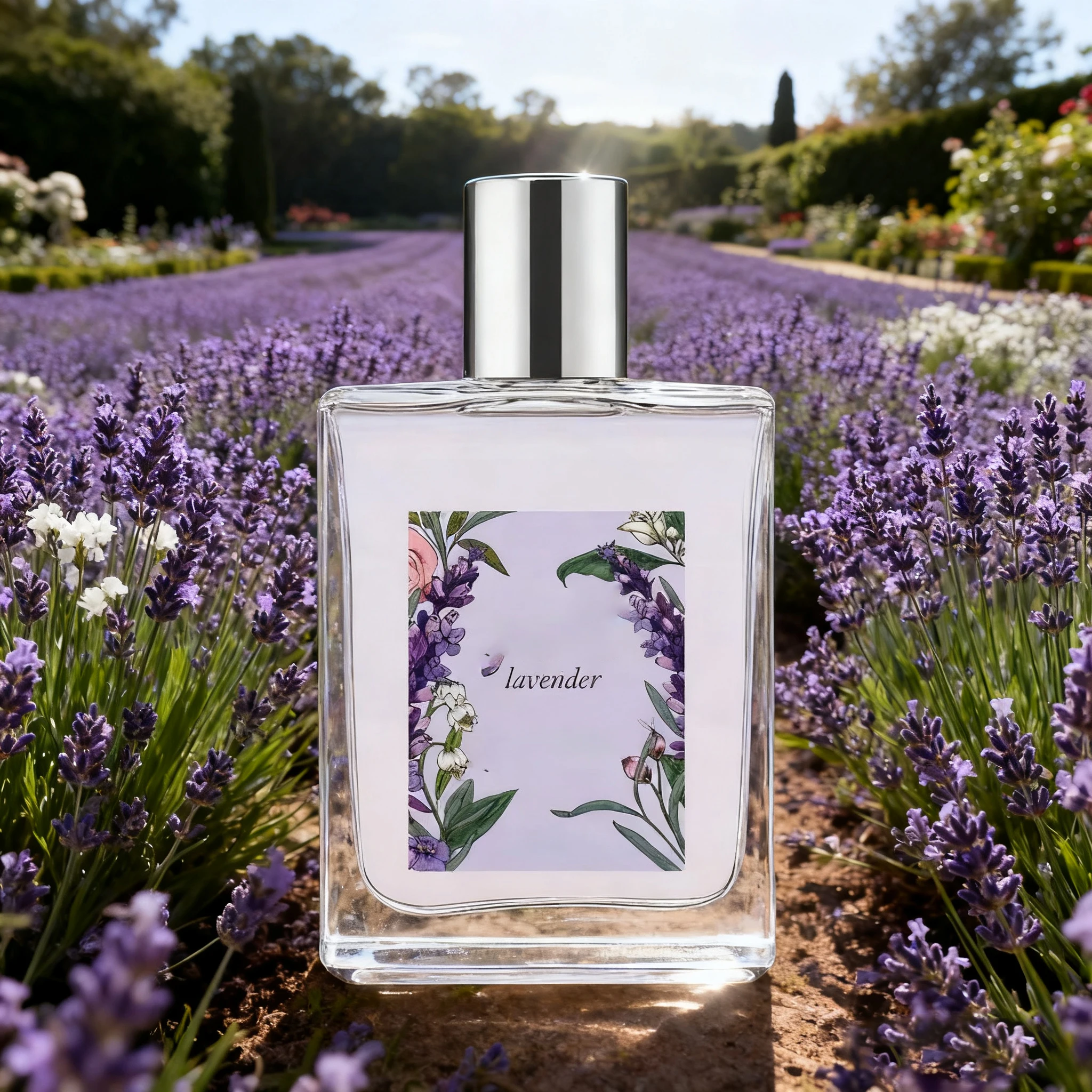 Amazing and elegant lady's lavender eau de toilette - lasting fragrance, lavender fragrance, fragrance concentration EDP