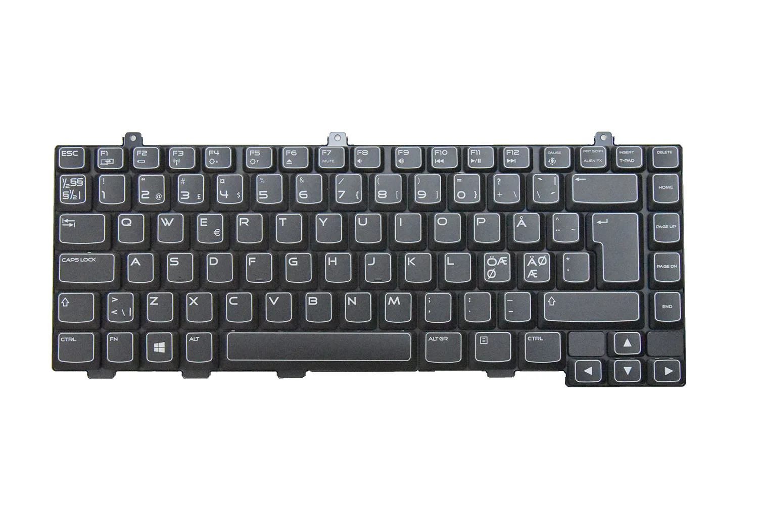New Backlit Laptop Keyboard For Dell Alienware M14X R1 R2 R3 R4 P18G P39G DS/N Layout Black Replacement Keyboard