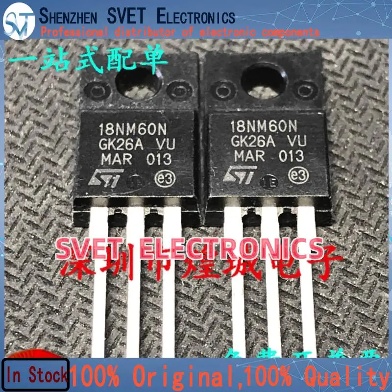 10PCS-50PCS  18NM60N STF18NM60N  TO-220F 650V 18A  Original In Stock Fast shipping