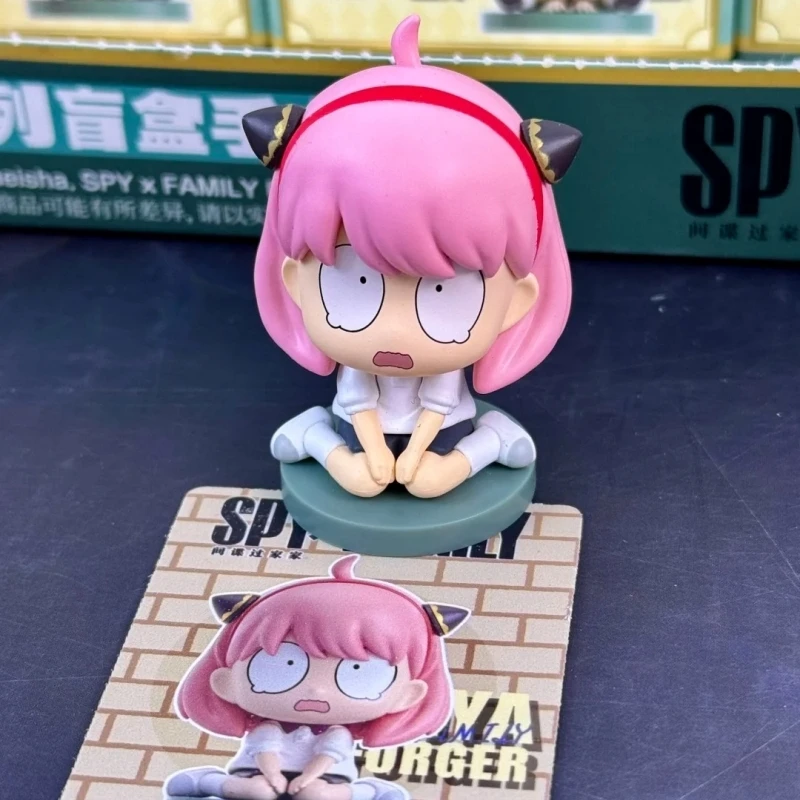 Caja ciega sorpresa Original SPY×FAMILY, personaje de Anime, modelo de figura, colección de juguetes, decoración Anya Loid Yor Bond, regalo para niños