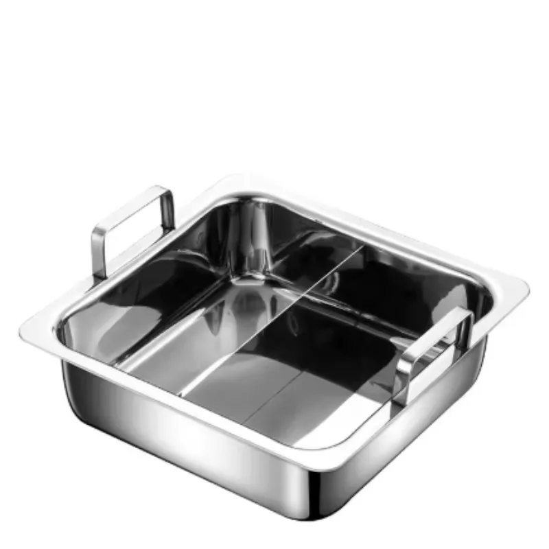 Hot-selling Double-flavor Hot Pot, Chinese Induction Cooker Is Suitable for Stainless Steel Square Pot