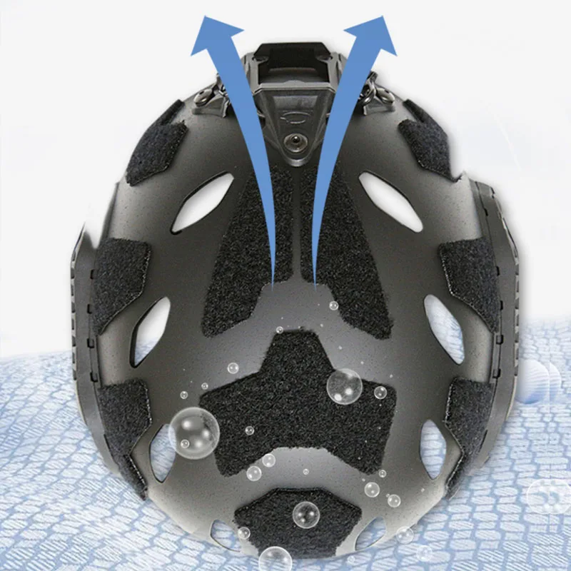 TB-FMA Outdoor New FAST SF Helmet Right Angle Vent Hole Safety Protective Cycling HELMET TB1462 M/L L/XL