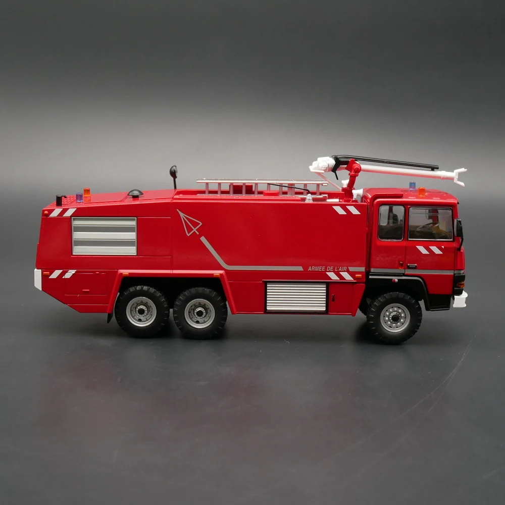 Ixo-Camion pompier en mousse Thomas 440, 6x6, moulé sous pression, modèle de voiture en métal, véhicule jouet, 1:43